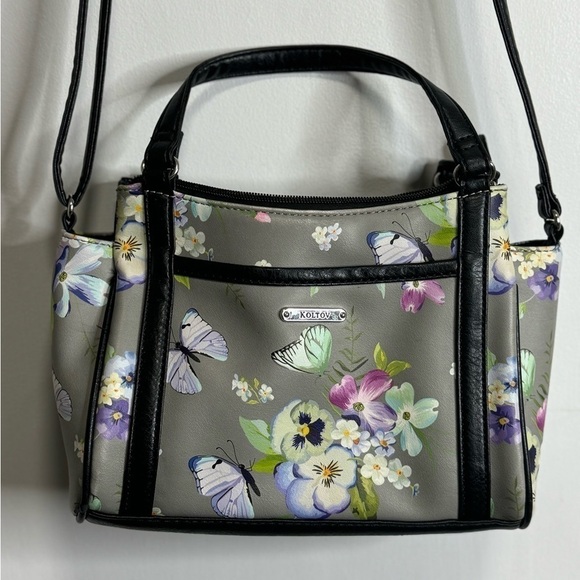 Floral Butterfly Crossbody Bag - Picture 1 of 6